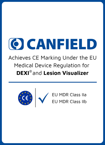 Canfield Scientific Achieves CE Marking Under the EU Medical Device Regulation for DEXI® and Lesion Visualizer in Europe